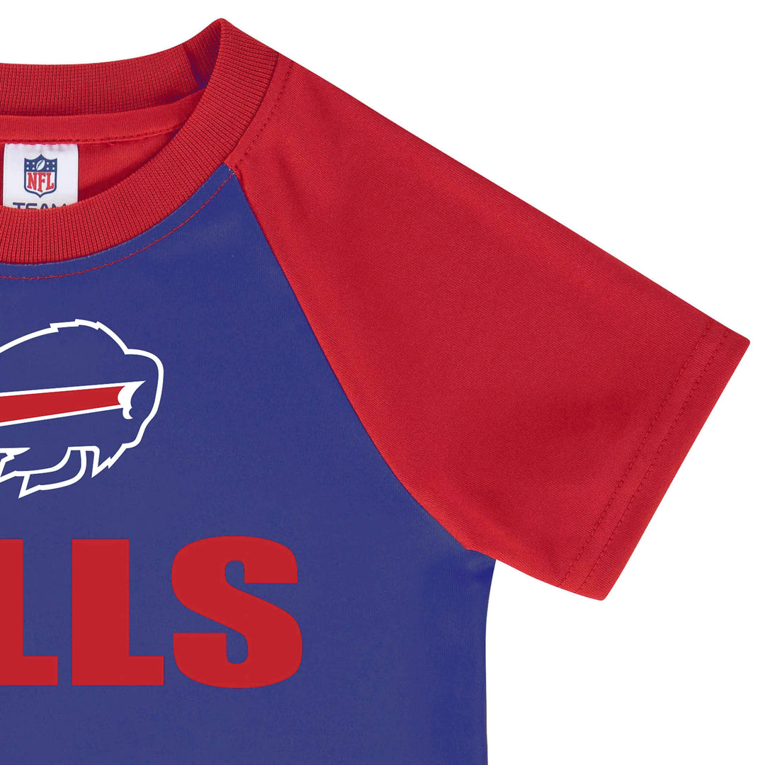 Buffalo Bills Boys Short Sleeve Tee Shirt-Gerber Childrenswear