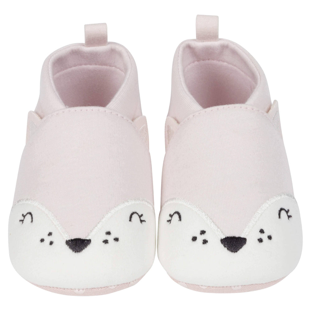 Baby Girls Kitty Jersey Shoes-Gerber Childrenswear