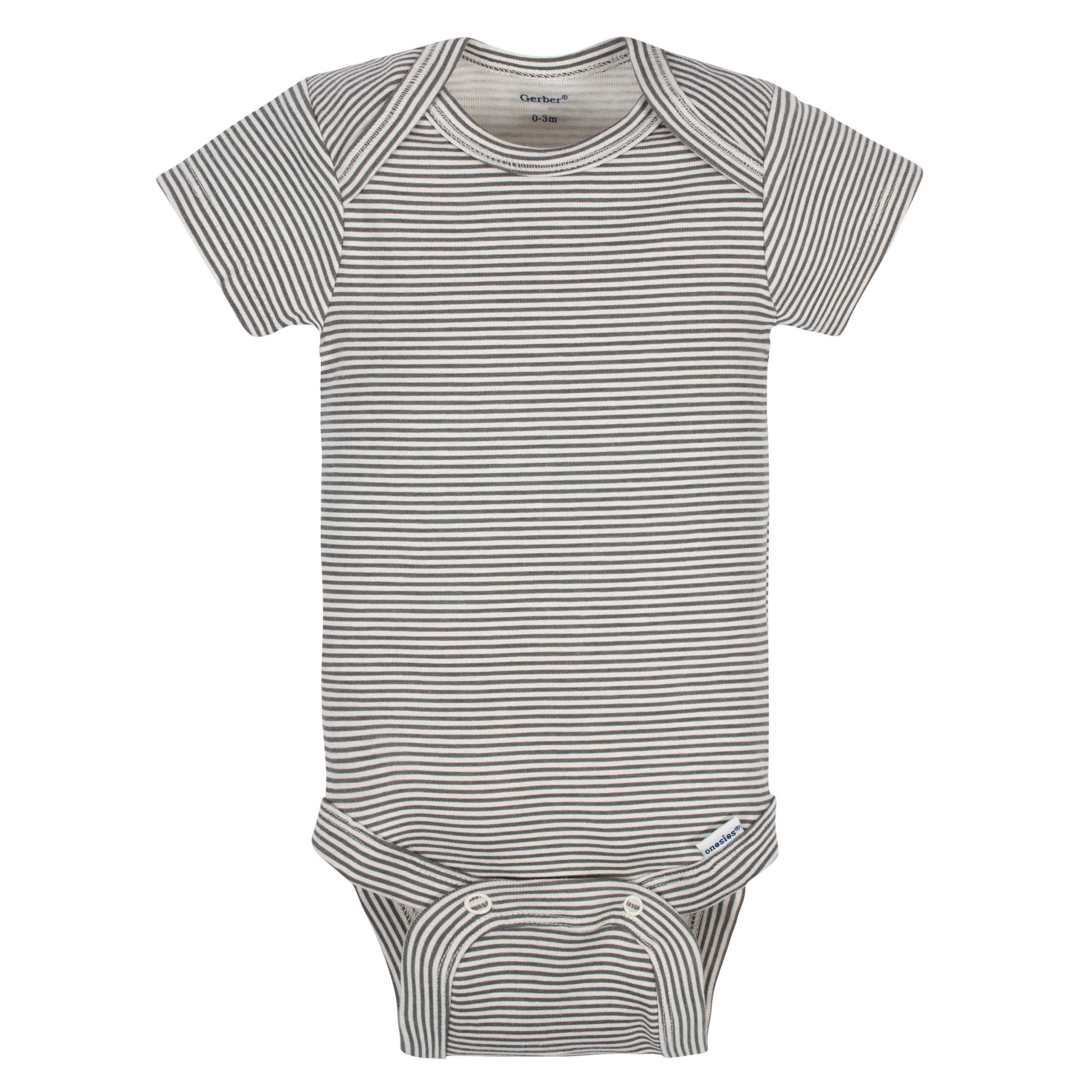 5-Pack Baby Boys Comfy Stretch Bicycle Short Sleeve Onesies® Bodysuits-Gerber Childrenswear