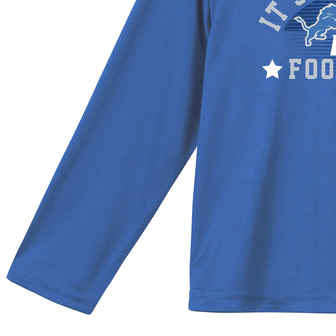 Detroit Lions Boys Long Sleeve Tee Shirt-Gerber Childrenswear