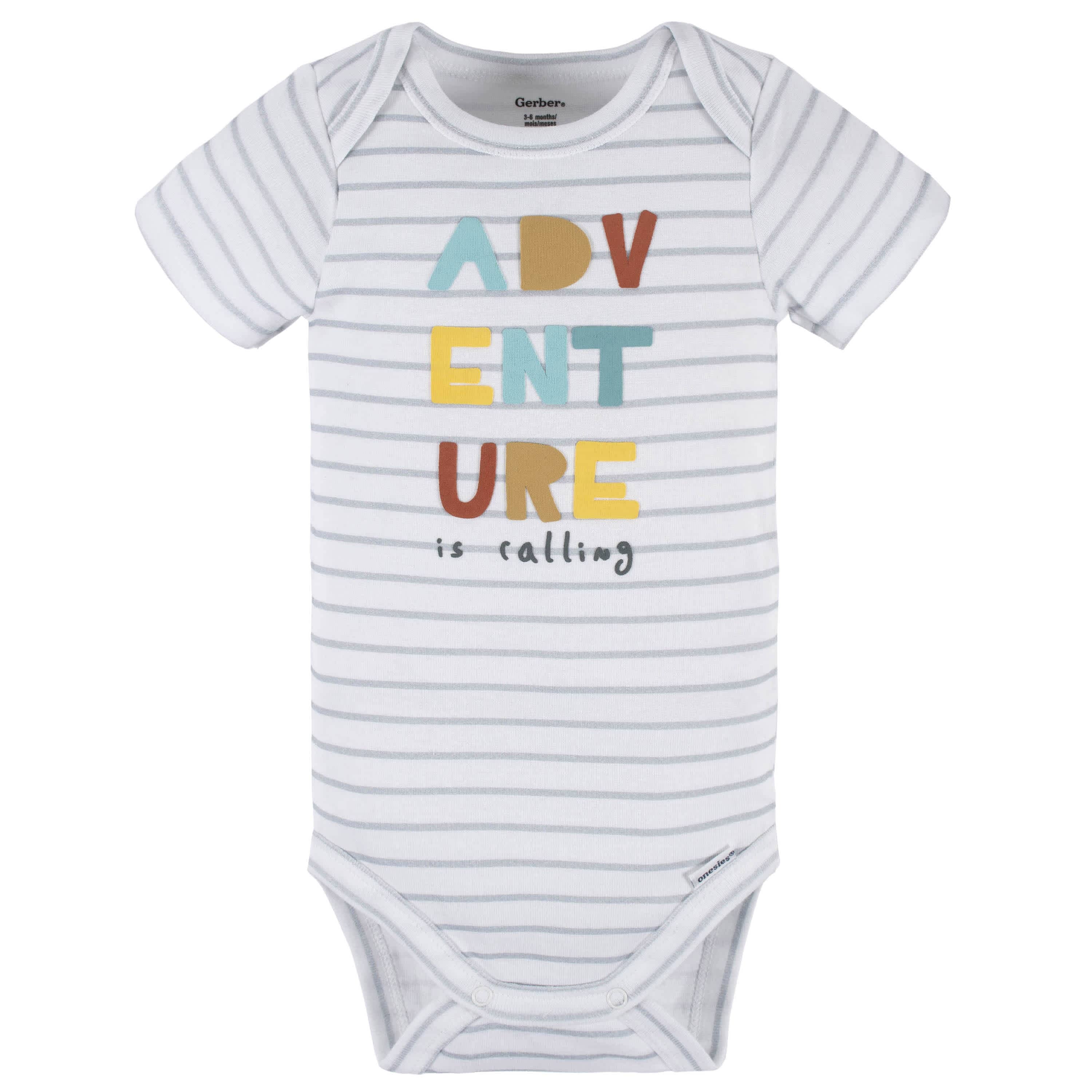 4-Piece Baby Boys Dino Blues Onesies® Bodysuit, Tee, Shorts & Pant Set-Gerber Childrenswear