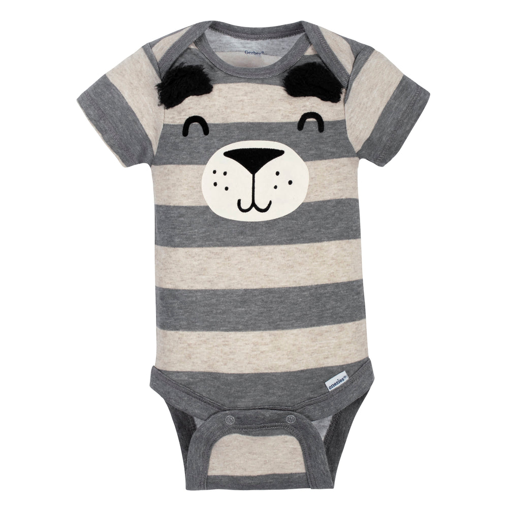 5-Pack Baby Boys Bear Short Sleeve Onesies® Bodysuits-Gerber Childrenswear