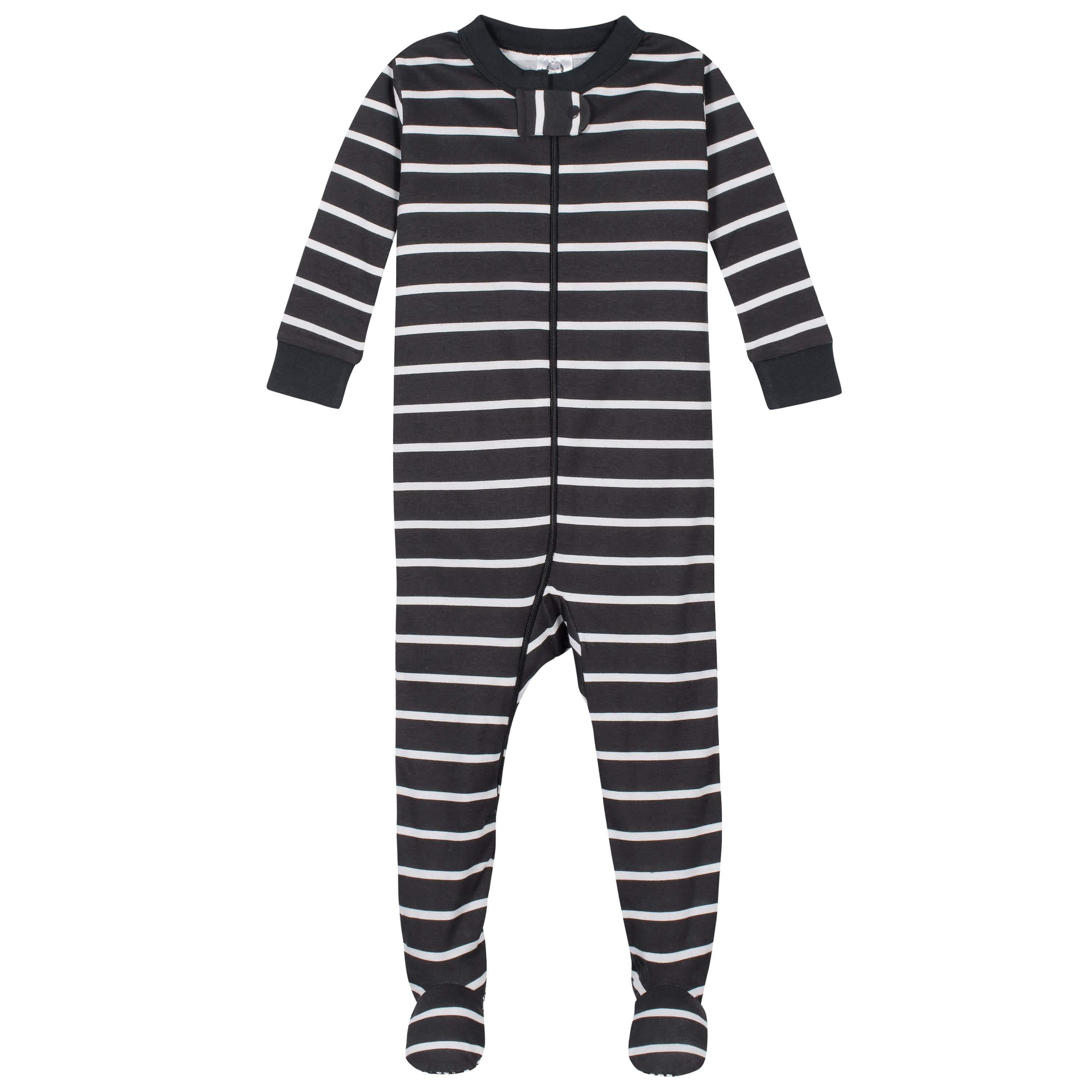 4-Pack Baby & Toddler Boys Dinosaurs & Space Snug Fit Footed Cotton Pajamas-Gerber Childrenswear