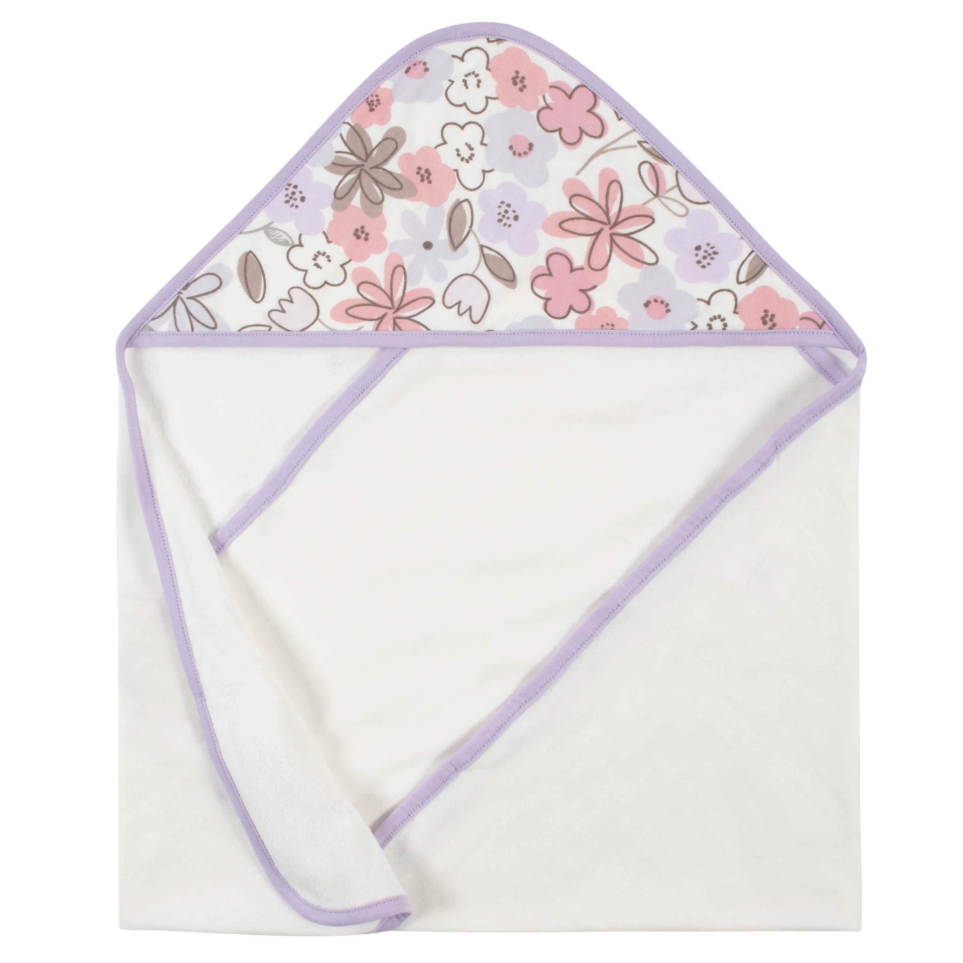 2-Pack Baby Girls Bunny Hooded Towels-Gerber Childrenswear