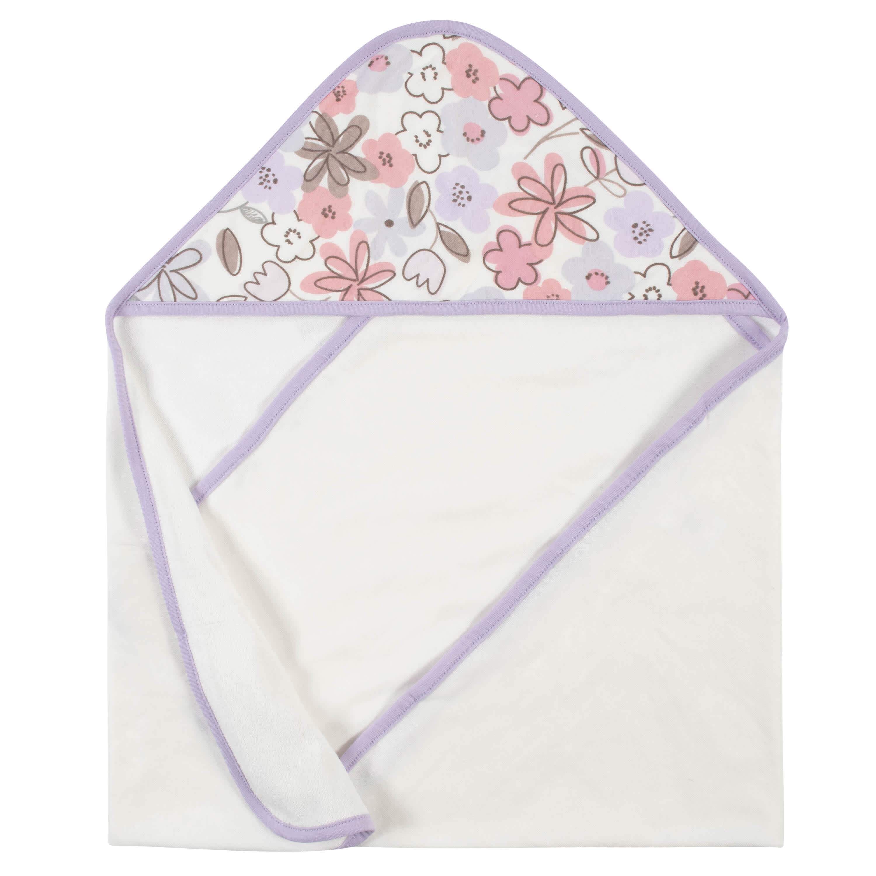 2-Pack Baby Girls Bunny Hooded Towels-Gerber Childrenswear