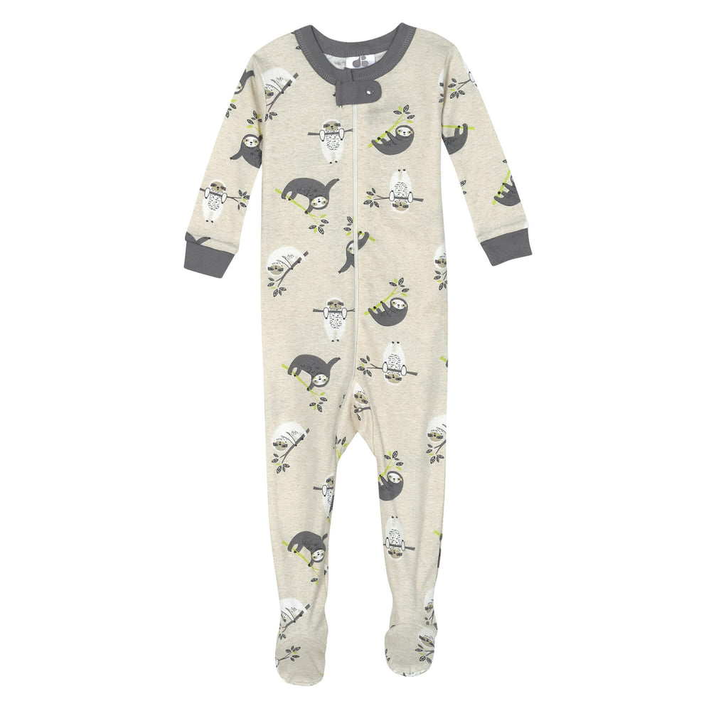 2-Pack Baby Boys' "Zzzzz" & Sloth Organic Sleep 'n Play-Gerber Childrenswear