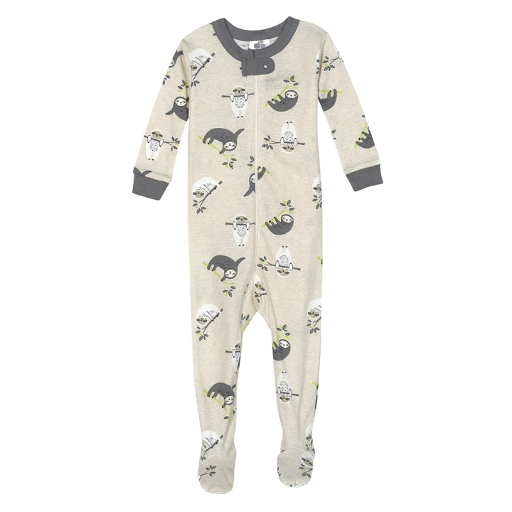 2-Pack Baby Boys' "Zzzzz" & Sloth Organic Sleep 'n Play-Gerber Childrenswear