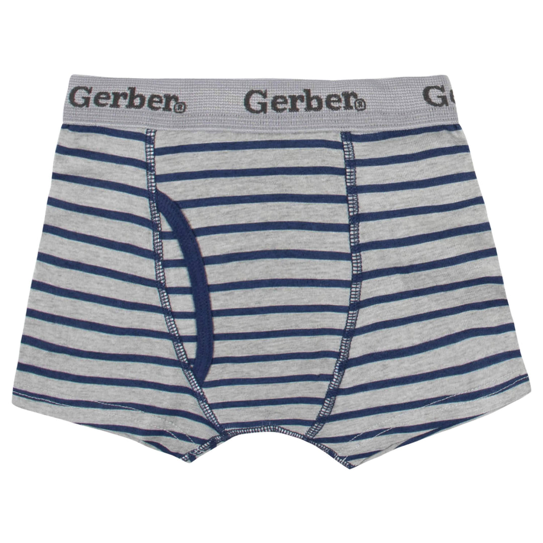 7-Pack Toddler Boys Underwear, Striped Boxer Briefs-Gerber Childrenswear