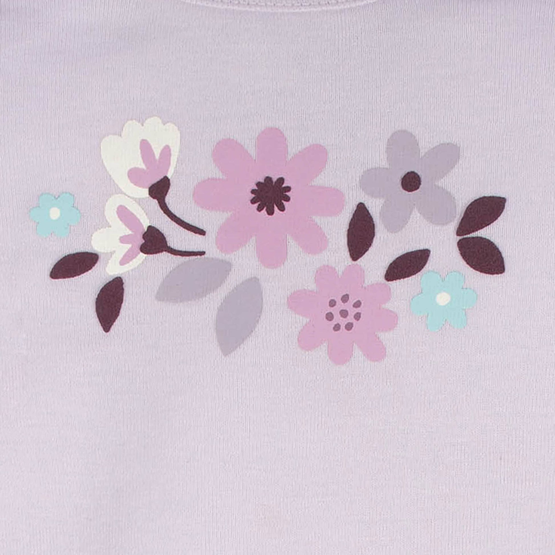 4-Pack Baby Girls Lavender Garden Gowns