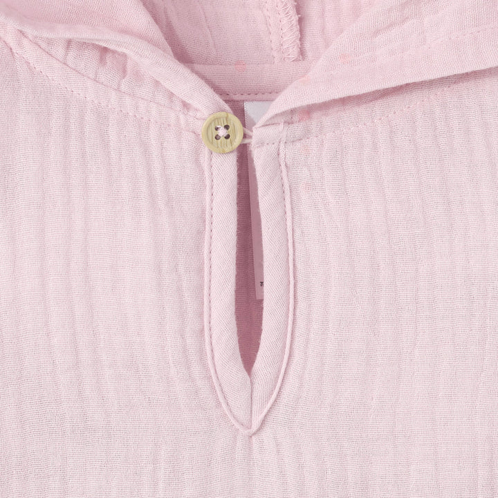 Infant & Toddler Girls Pink Gauze Hoodie-Gerber Childrenswear