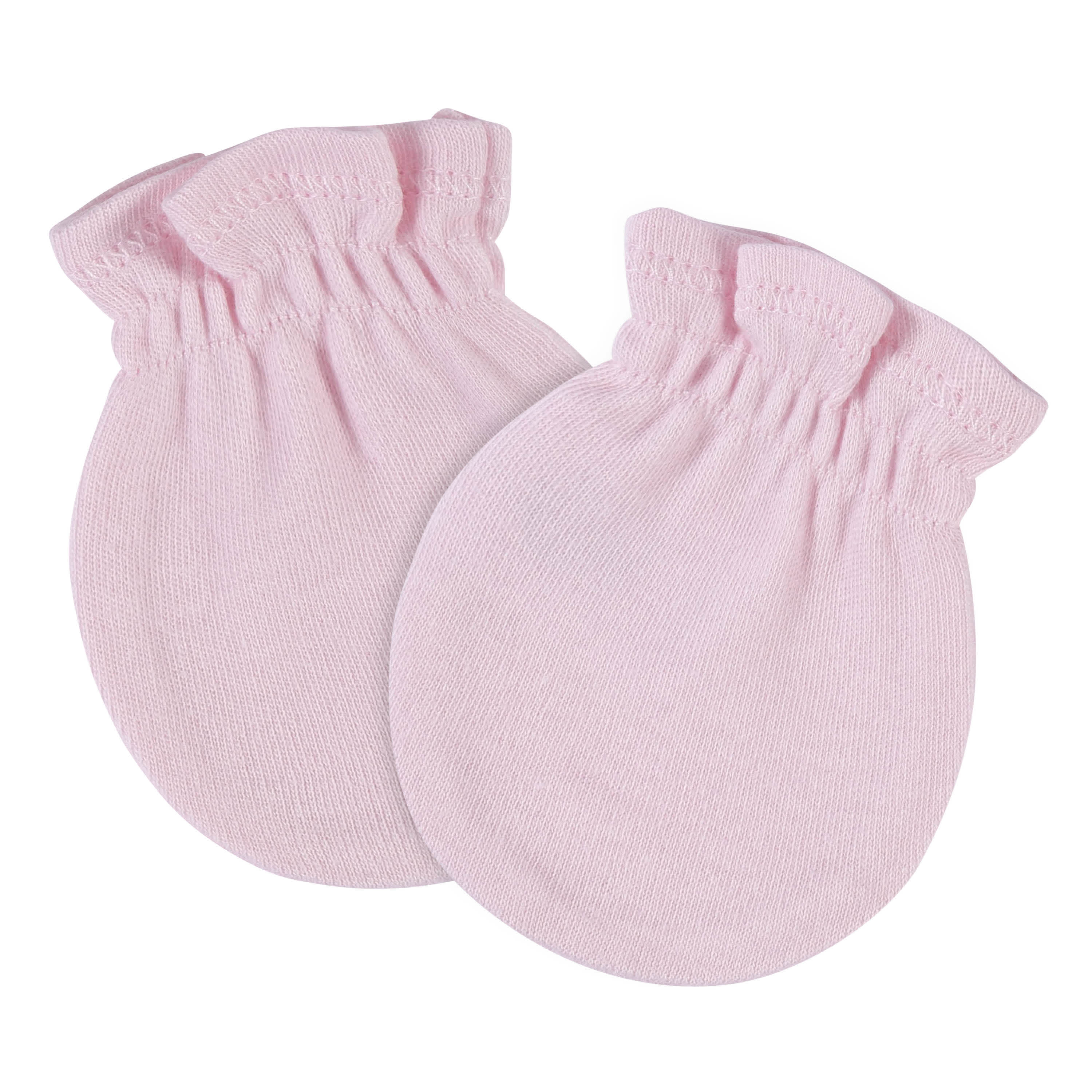 8-Pack Baby Neutral Light Pink No Scratch Mittens-Gerber Childrenswear