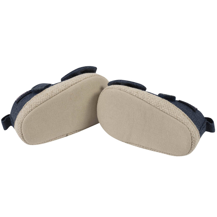 Baby Girls Navy Chambray Shoes-Gerber Childrenswear