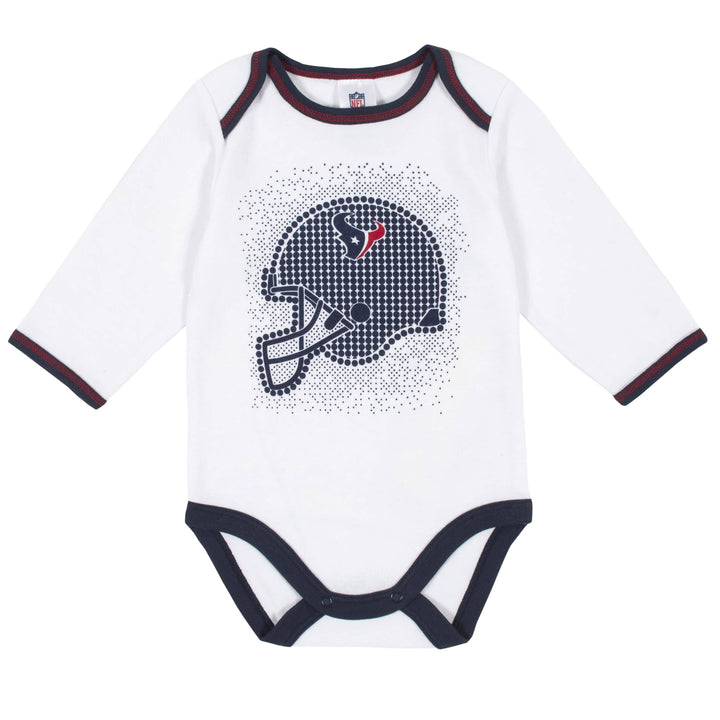 Houston Texans 3-Piece Baby Boys Bodysuit, Pant, and Cap Set-Gerber Childrenswear