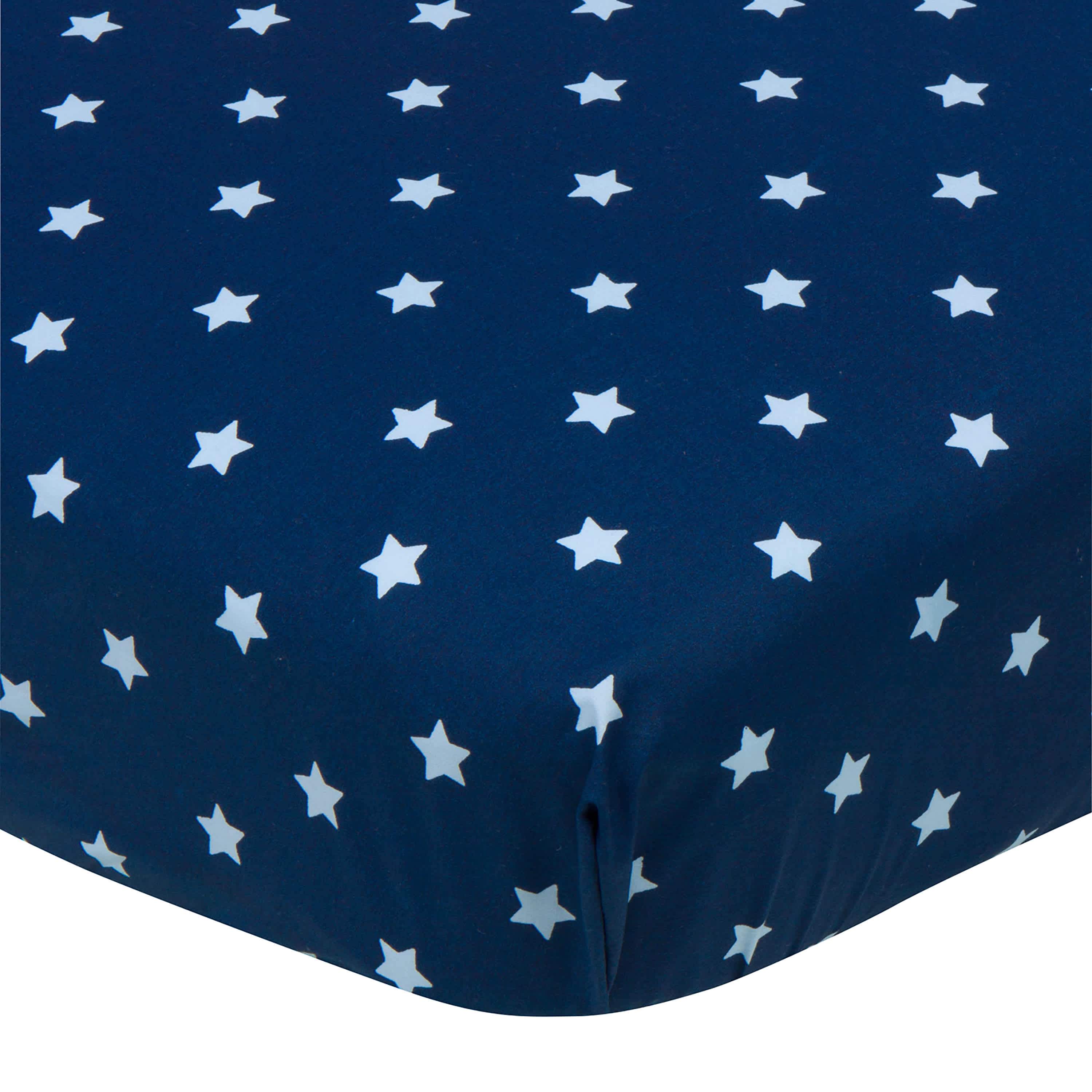 Boys Stars Fitted Crib Sheet-Gerber Childrenswear