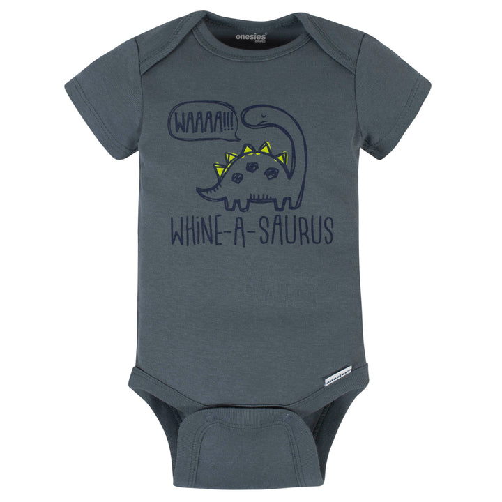 8-Pack Baby Boys Dino Onesies® Brand Bodysuits-Gerber Childrenswear