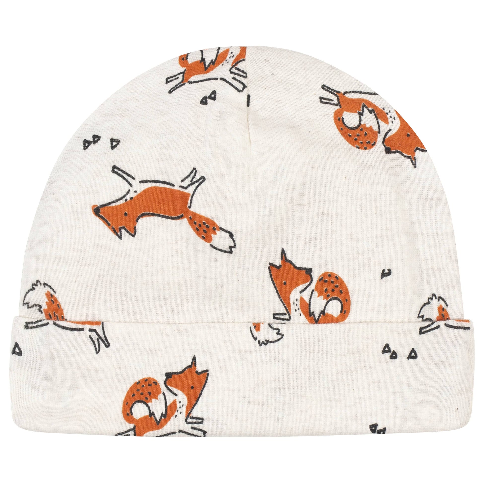 5-Pack Baby Boys Fox Caps-Gerber Childrenswear