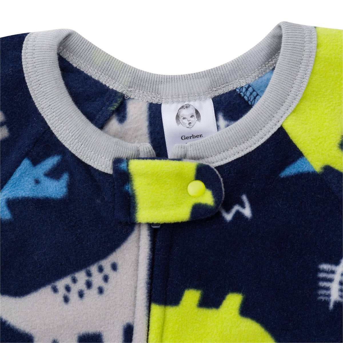 2-Pack Baby & Toddler Boys Dinos Fleece Pajamas-Gerber Childrenswear