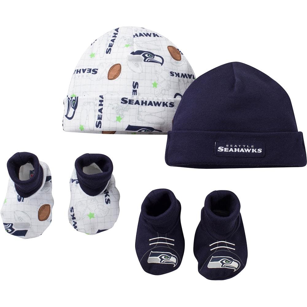 Saints 4pc Baby Knit Hat and Booties-Gerber Childrenswear