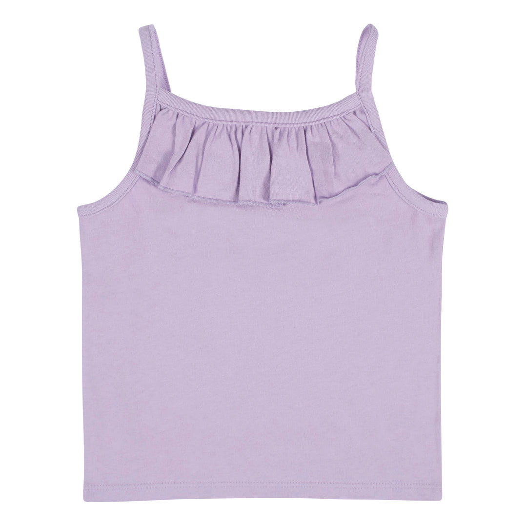 Gerber Infant Childrenswear – Purple Sleeveless Tops Pink 2-Pack & & Girls Toddler