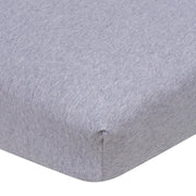 Boys Gray Fitted Crib Sheet-Gerber Childrenswear