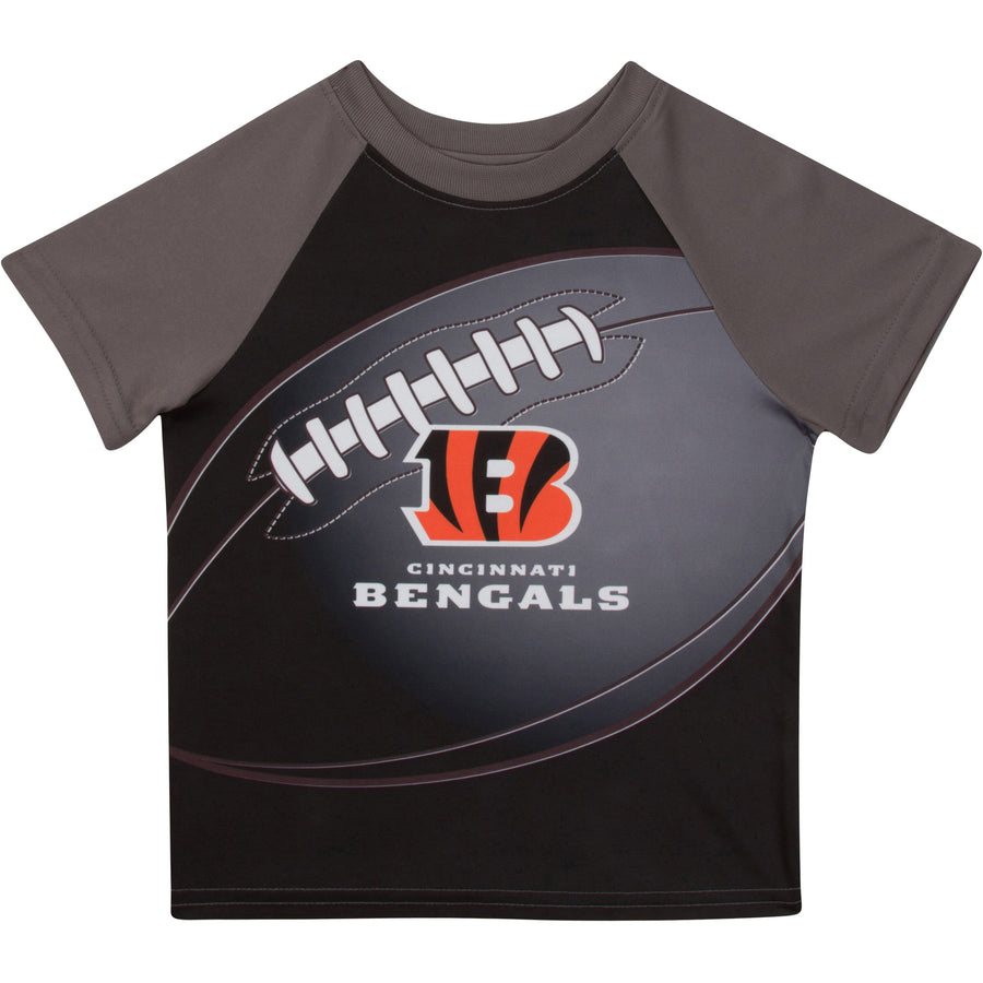 Cincinnati Bengals Boys Short Sleeve Tee Shirt-Gerber Childrenswear