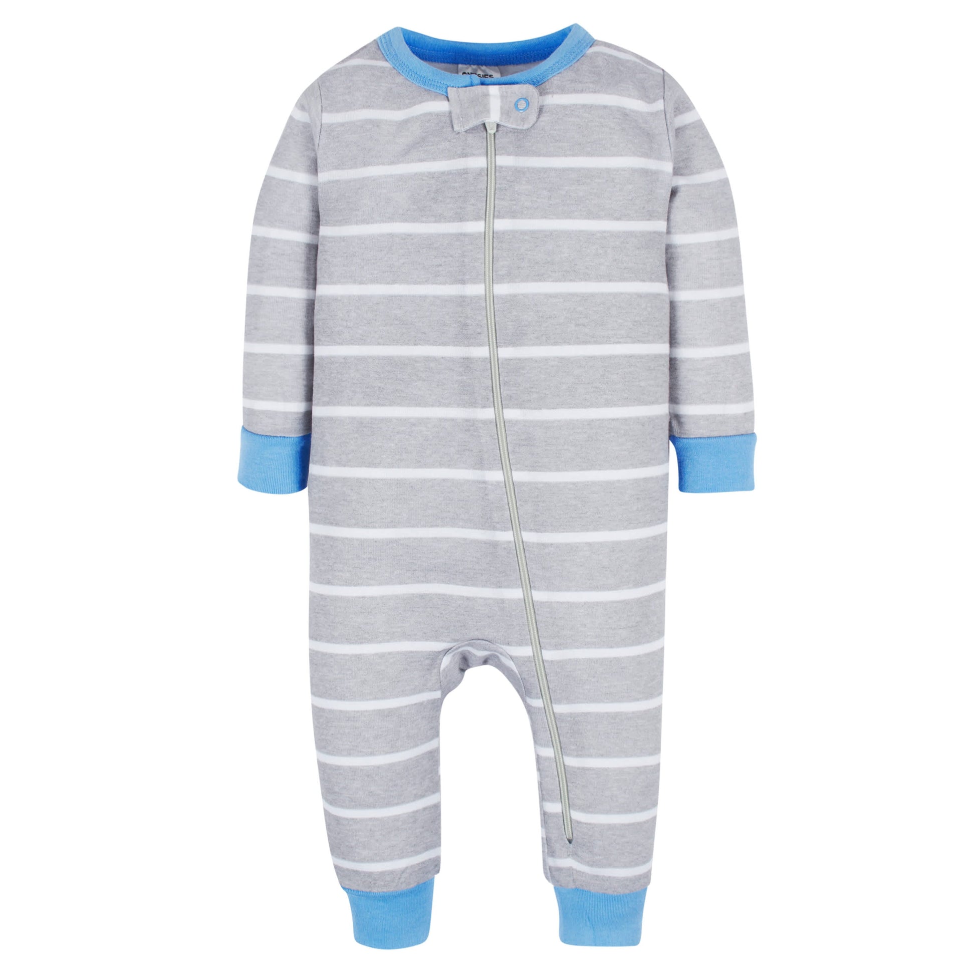 3-Pack Baby & Toddler Boys Stripes & Doggies Snug Fit Footless Pajamas