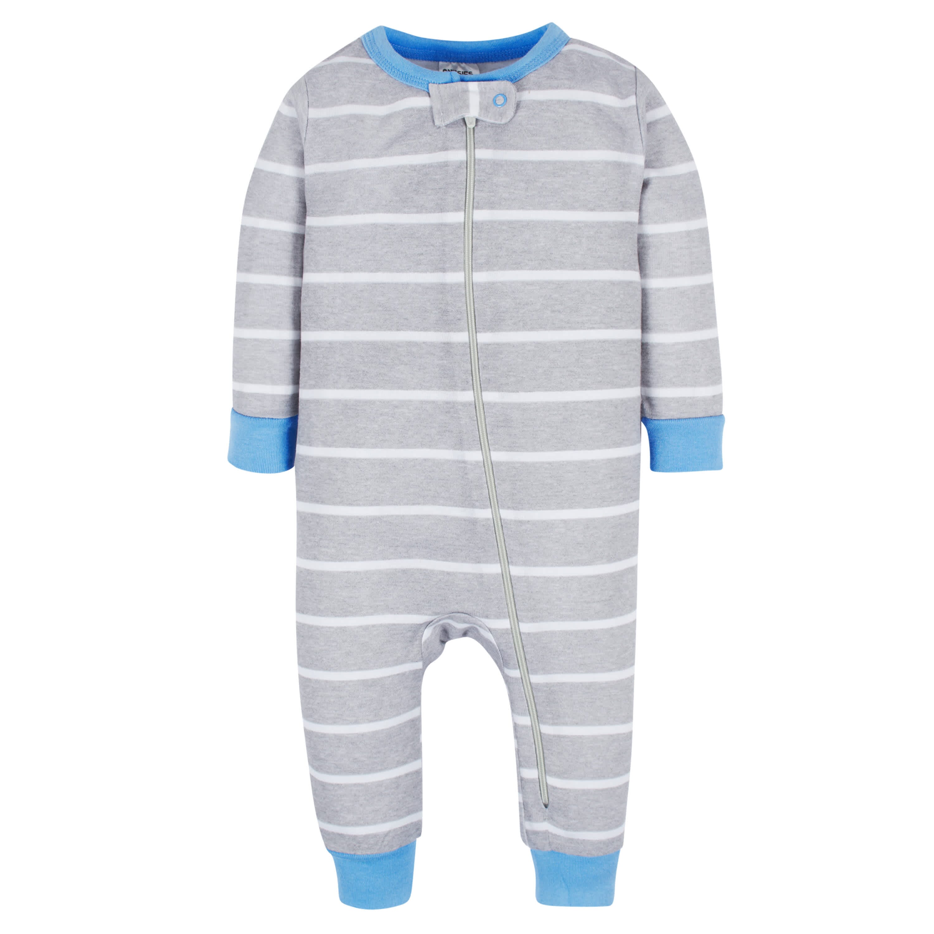 3-Pack Baby & Toddler Boys Stripes & Doggies Snug Fit Footless Pajamas