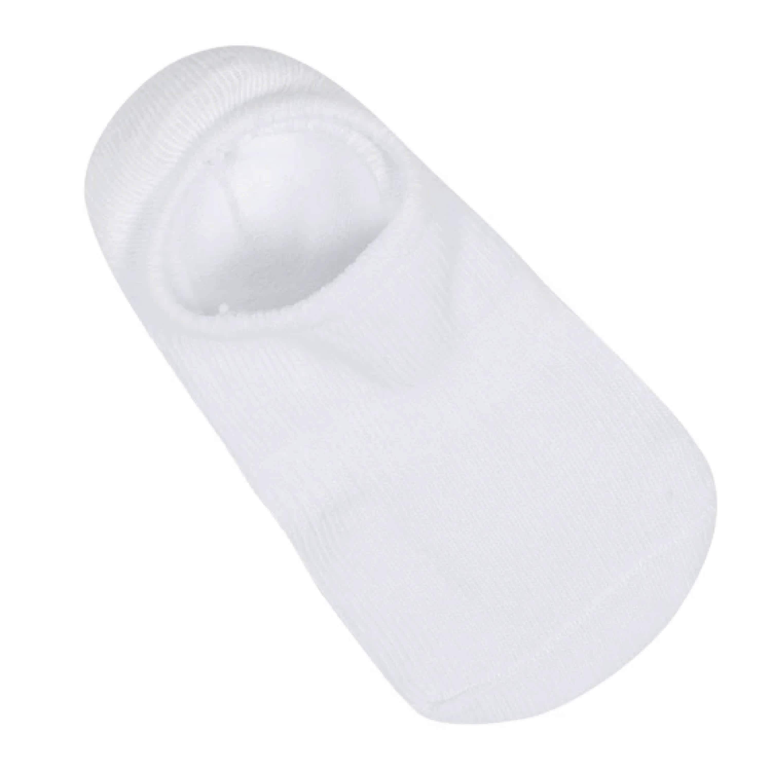 8-Pack Baby & Toddler White Wiggle-Proof™ No Show Socks-Gerber Childrenswear