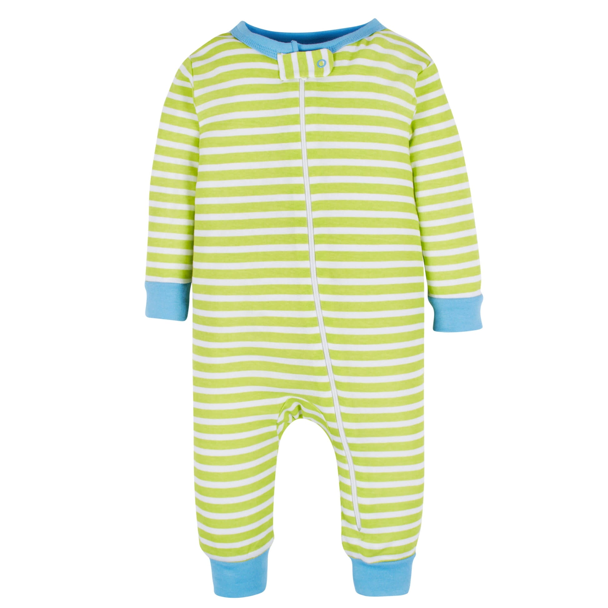 3-Pack Baby & Toddler Boys Stripes & Doggies Snug Fit Footless Pajamas