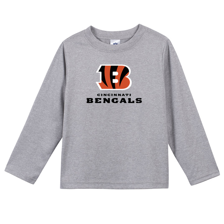 Cincinnati Bengals Baby Boys Long Sleeve Tee Shirt-Gerber Childrenswear