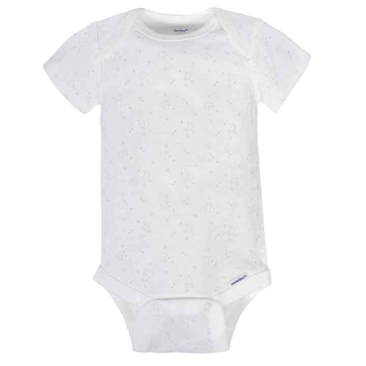 8-pack Baby Neutral Animals Short Sleeve Onesies® Bodysuits