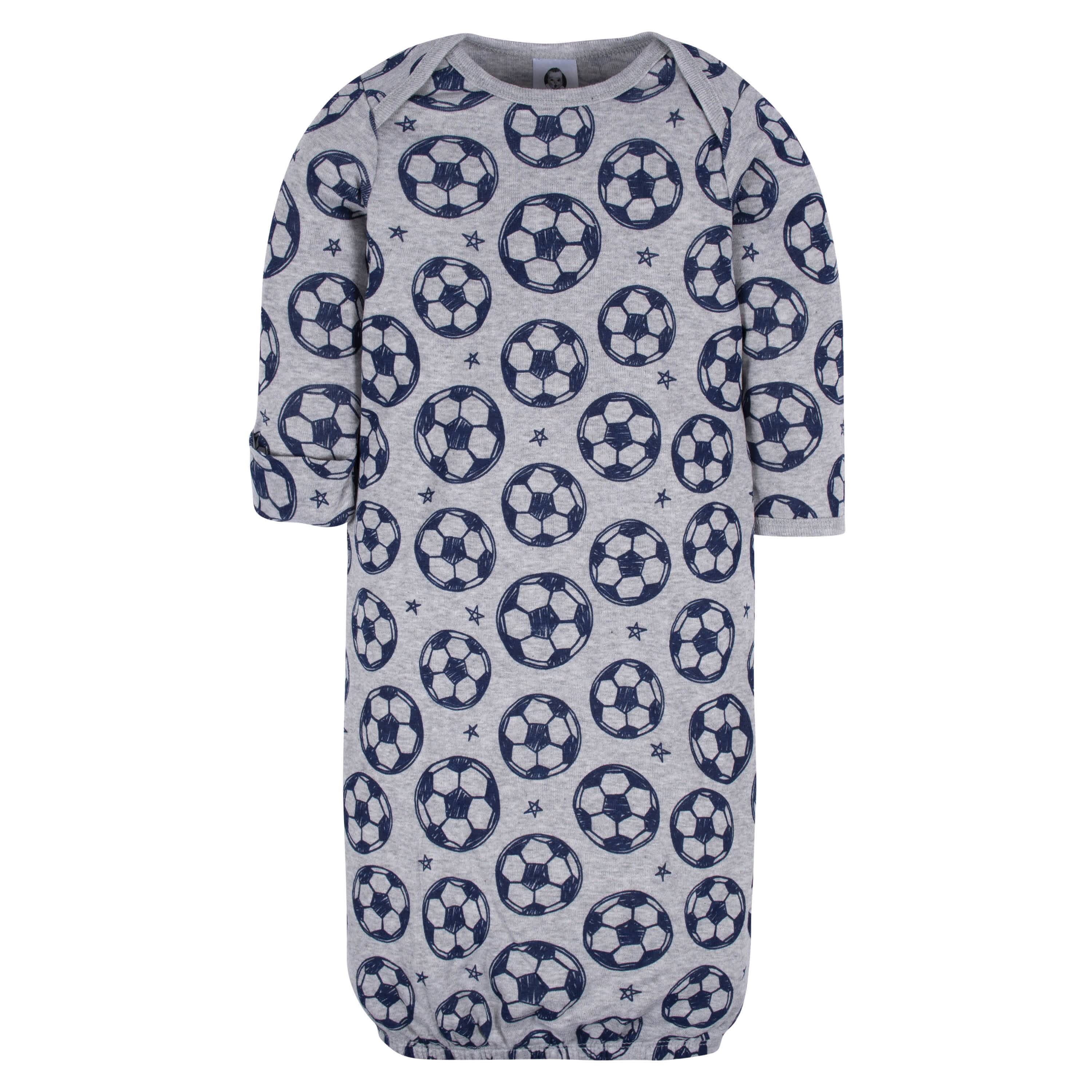4-Pack Baby Boys Sports Gowns