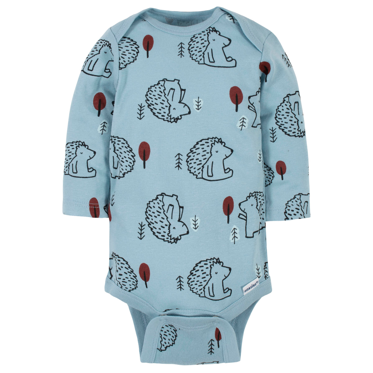 5-Pack Baby Boys Fox Long Sleeve Onesies® Bodysuits