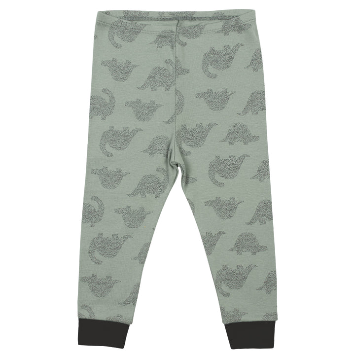 4-Piece Boys Organic Dinosaur Snug Fit Pajamas