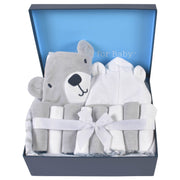 10-Piece Baby & Toddler Boys Bear Hooded Towel, Robe, & Washcloths Set-Gerber Childrenswear