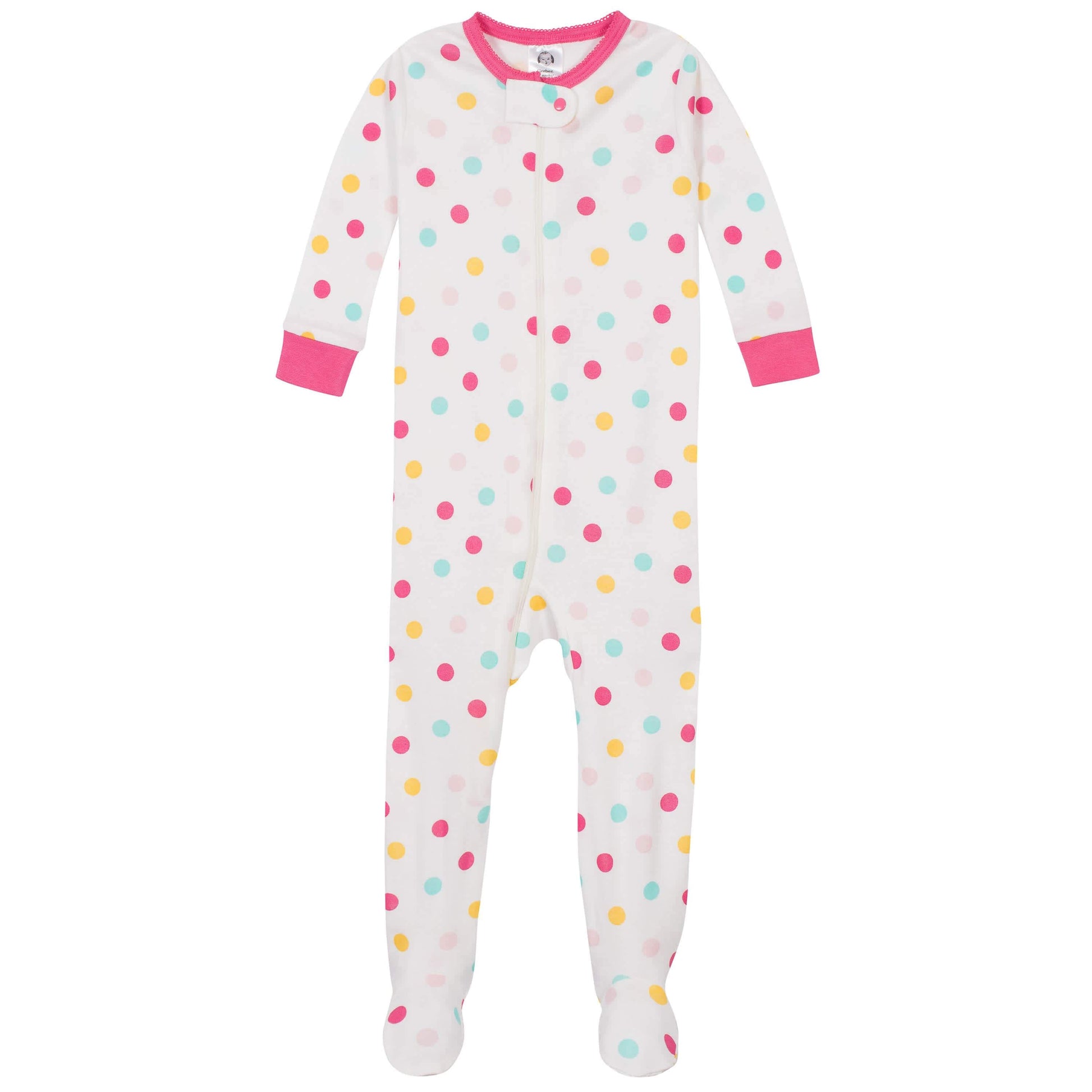 4-Pack Baby & Toddler Girls Unicorns & Cats Snug Fit Footed Cotton Pajamas-Gerber Childrenswear
