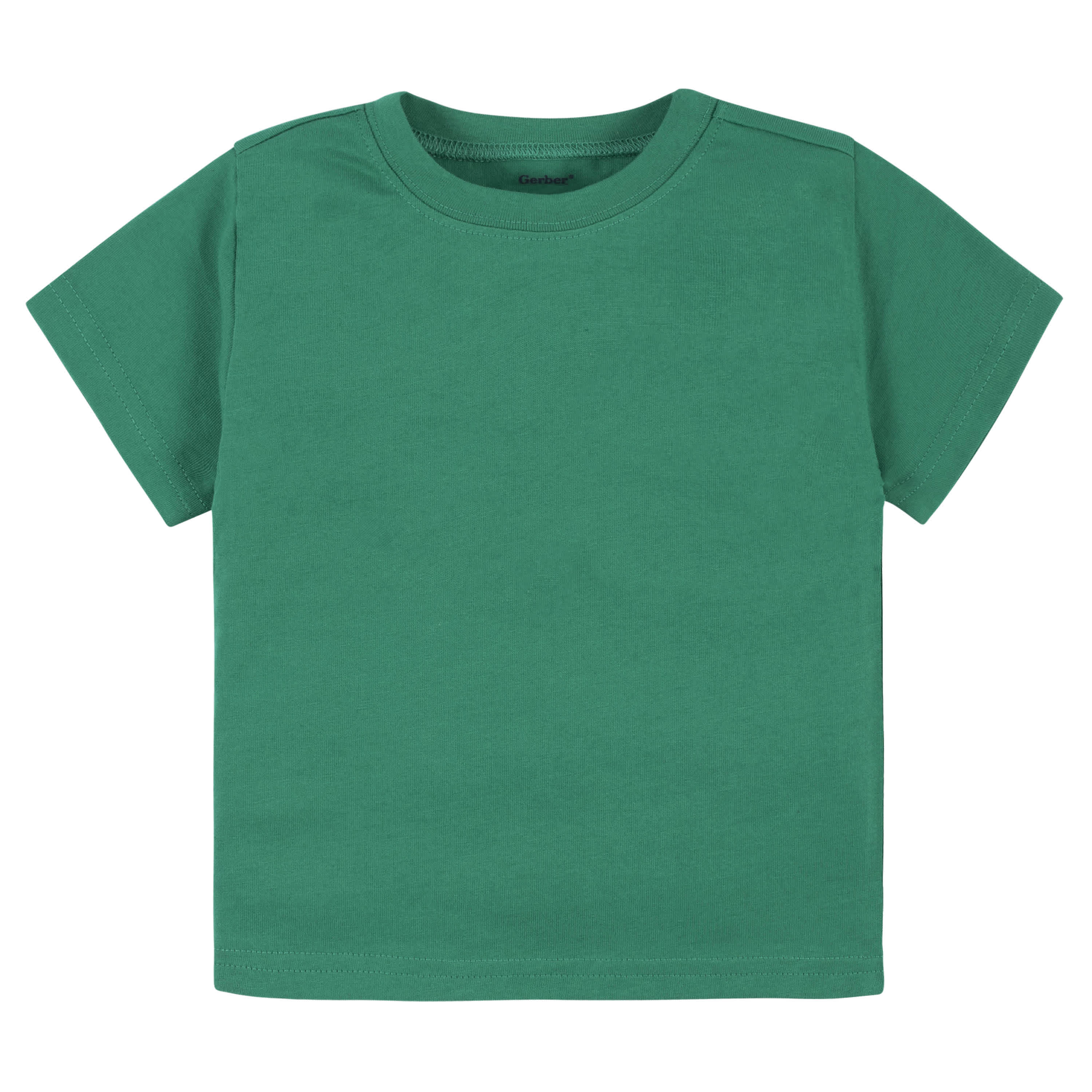 5-Pack Baby & Toddler Kelly Green Premium Short Sleeve Tees-Gerber Childrenswear