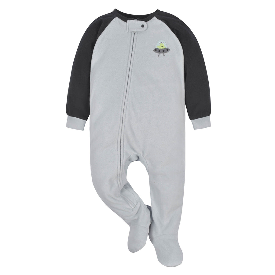 4-Pack Baby & Toddler Boys Space & Dinos Fleece Pajamas