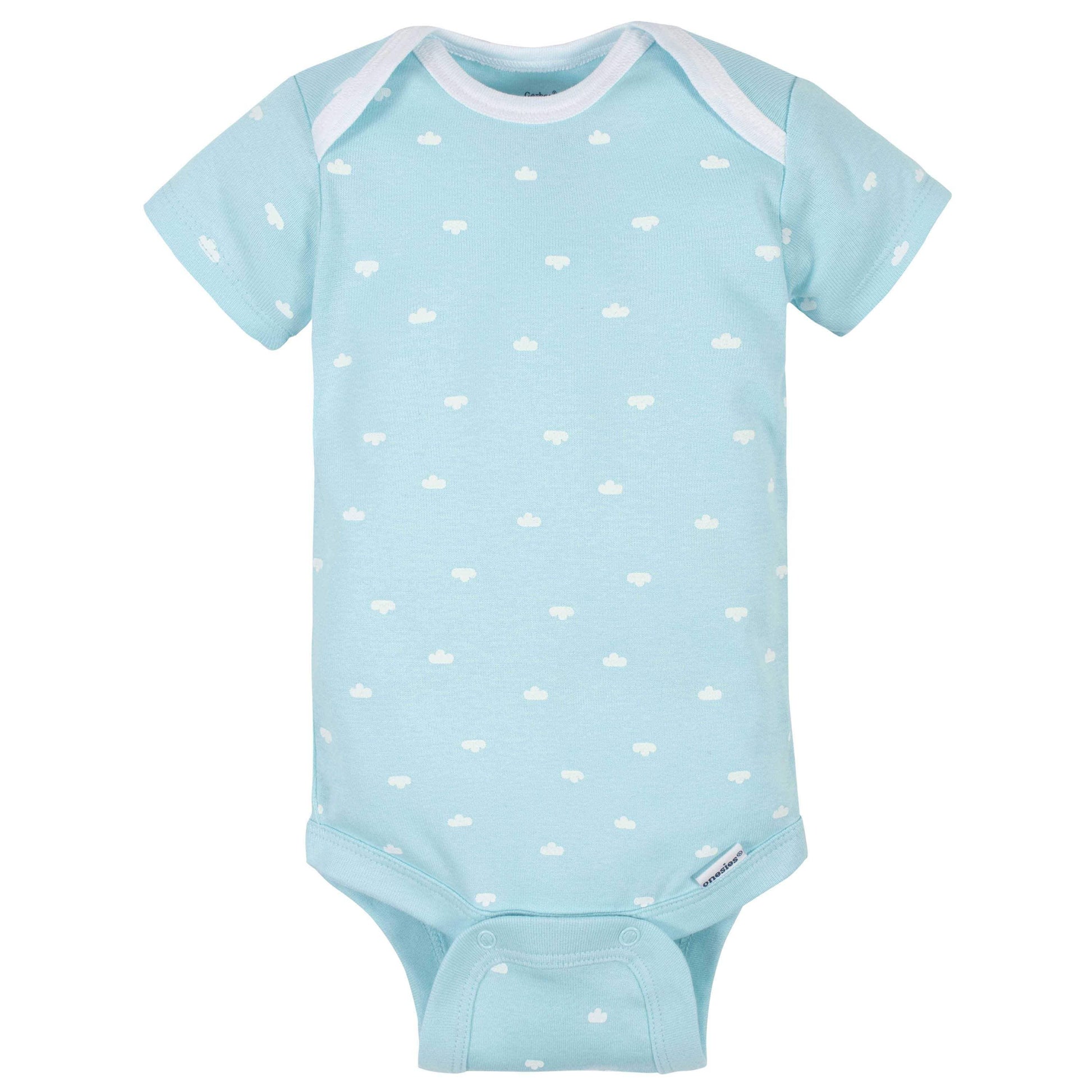 8-Pack Baby Neutral Words Short Sleeve Onesies® Bodysuits-Gerber Childrenswear
