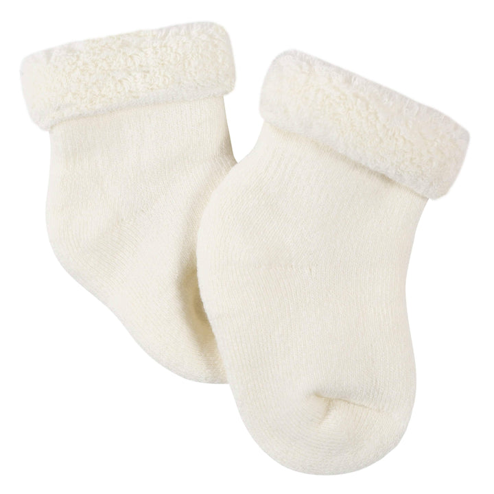 6-Pack Baby Girls Bunny Ballerina Wiggle-Proof™ Terry Bootie Socks-Gerber Childrenswear