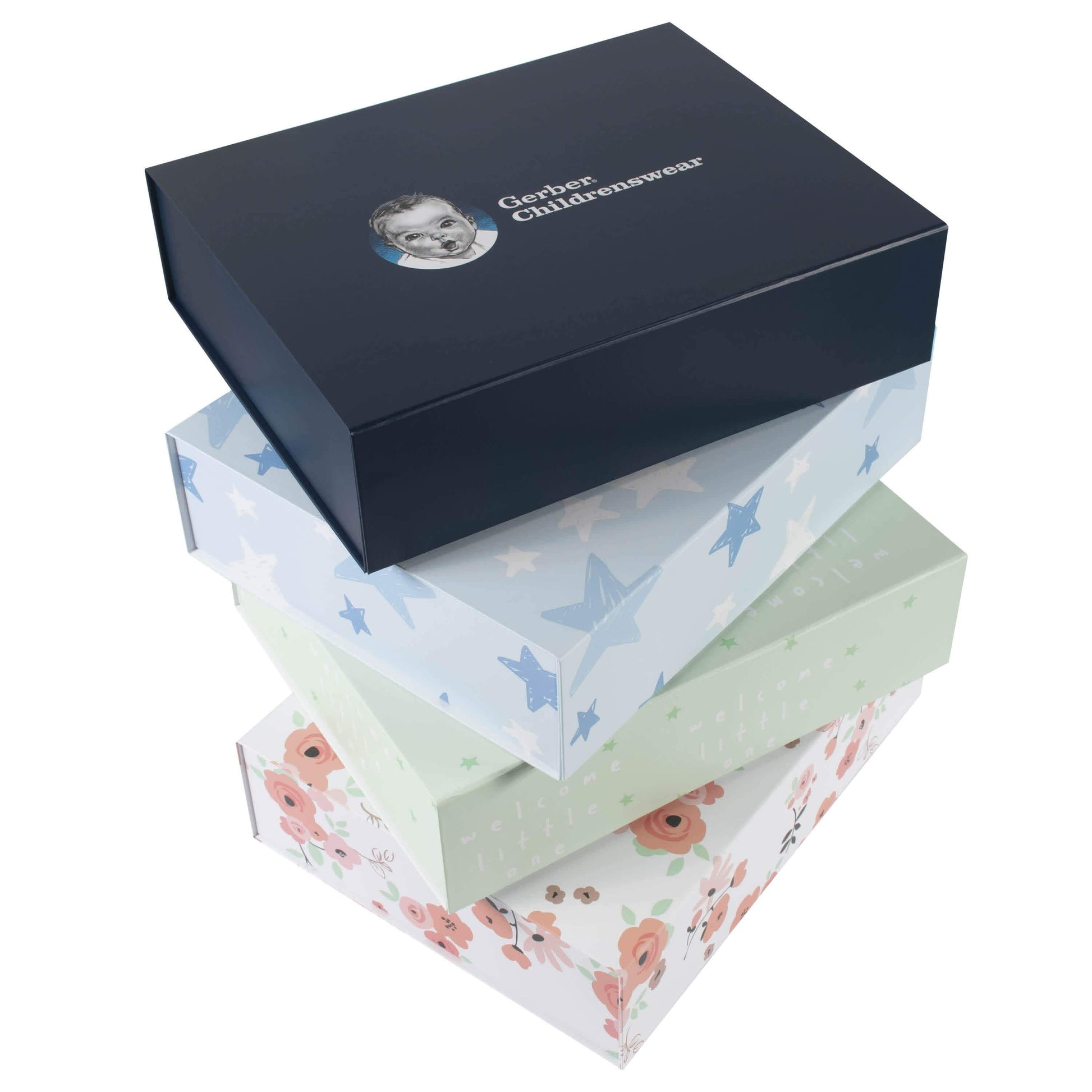 Green "Welcome Little One" Deluxe Gift Box-Gerber Childrenswear