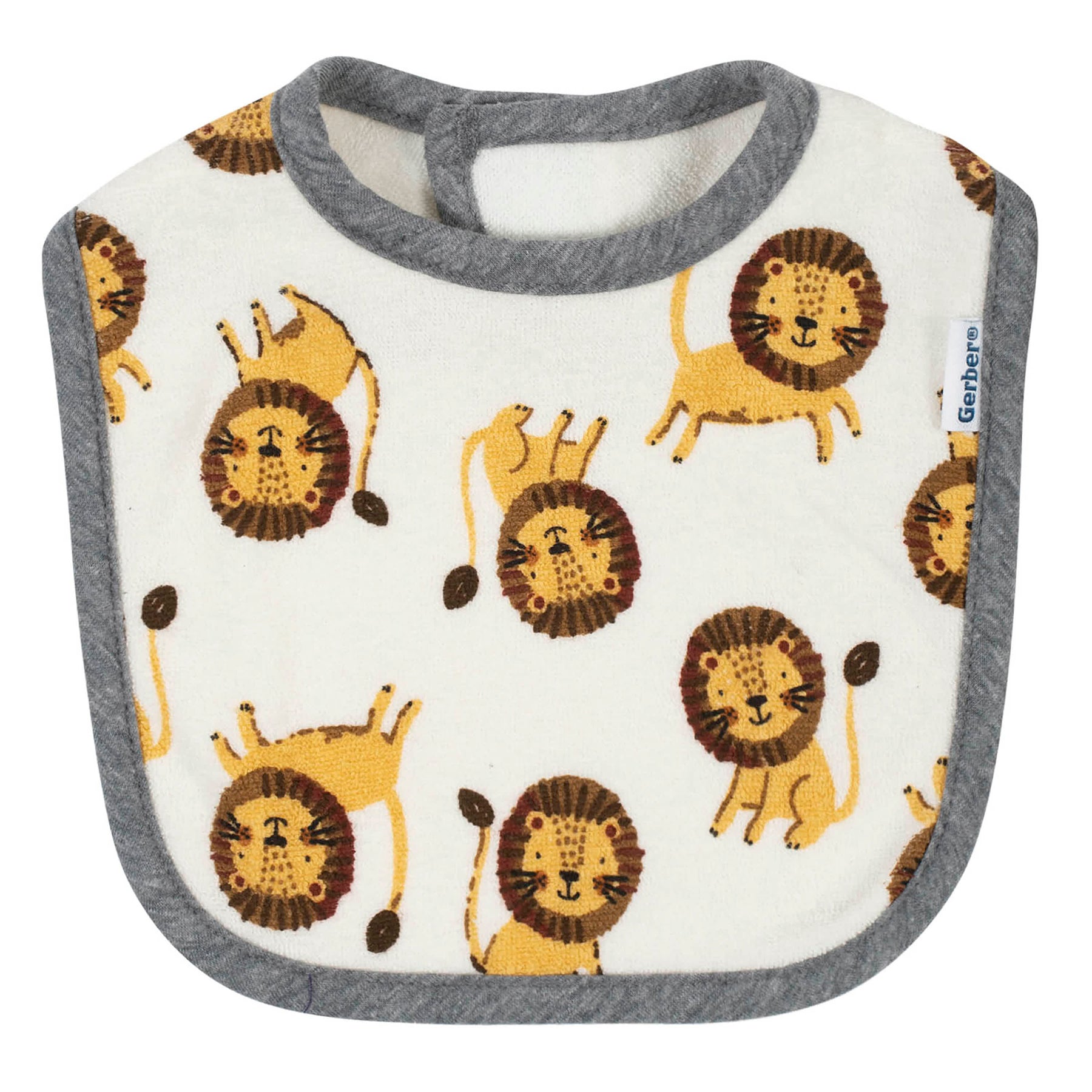 6-Piece Baby Boys Lion Bibs & Burp Cloths Set – Gerber Childrenswear