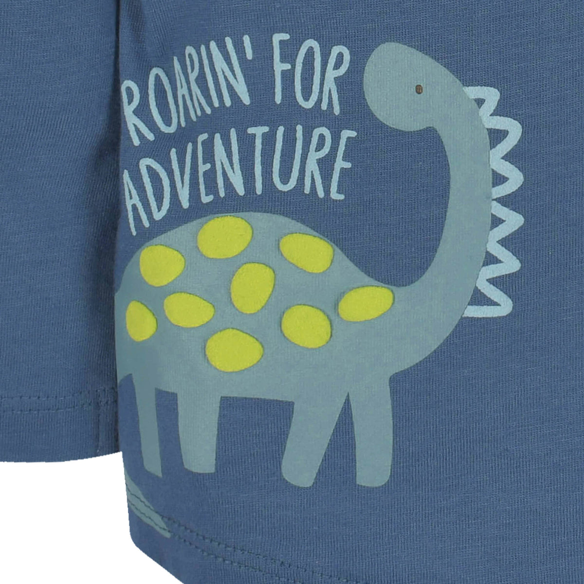 2-Piece Baby & Toddler Boys Navy Dino Long Sleeve Shirt & Jogger Pants Set