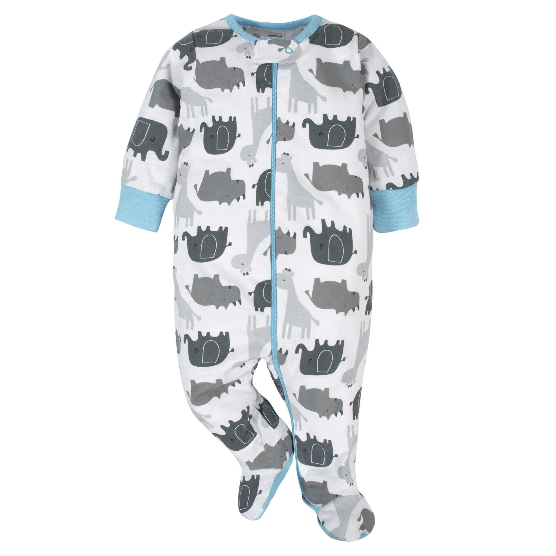 4-Pack Baby Neutral Elephant Sleep N' Plays-Gerber Childrenswear
