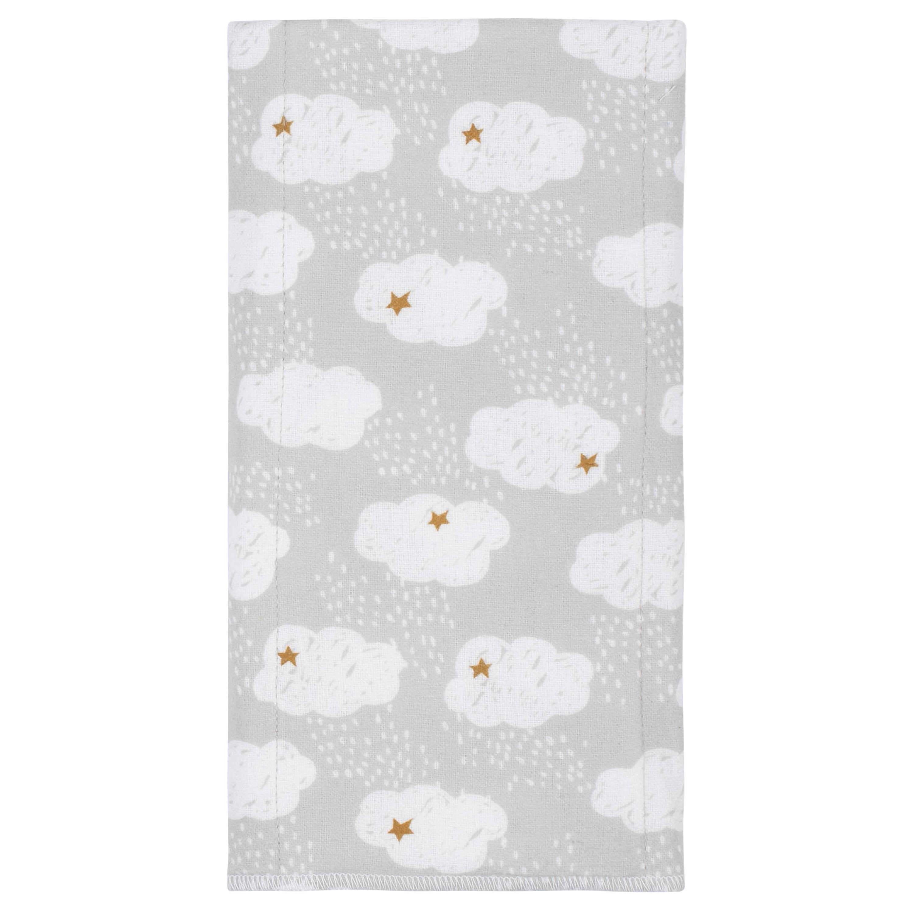 Gerber® 8-Pack Baby Neutral Sheep Flannel Burp Cloths-Gerber Childrenswear