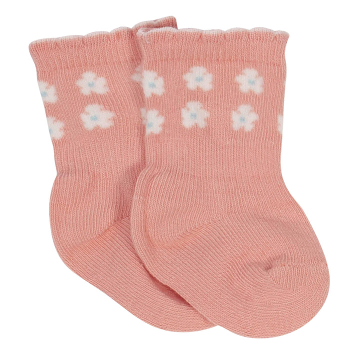 6-Pack Baby Girls Comfy Stretch Flower Pot Wiggle-Proof™ Socks-Gerber Childrenswear