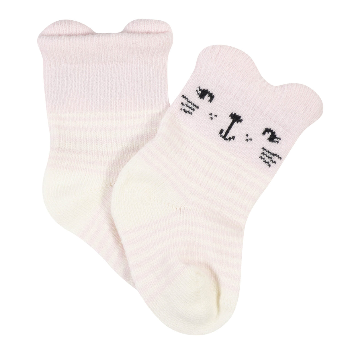 6-Pack Baby Girls Rainbow Wiggle-Proof™ Socks-Gerber Childrenswear