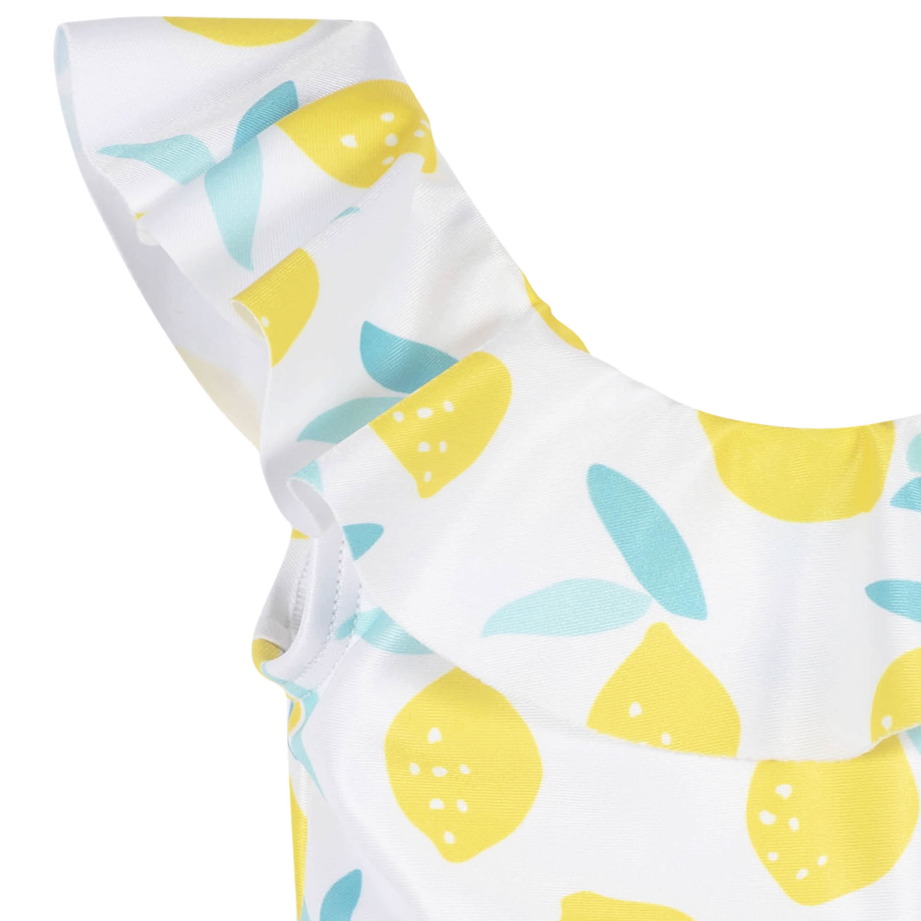 Baby & Toddler Girls Lemon Squeeze One-Piece Swimsuit With Ruffle-Gerber Childrenswear