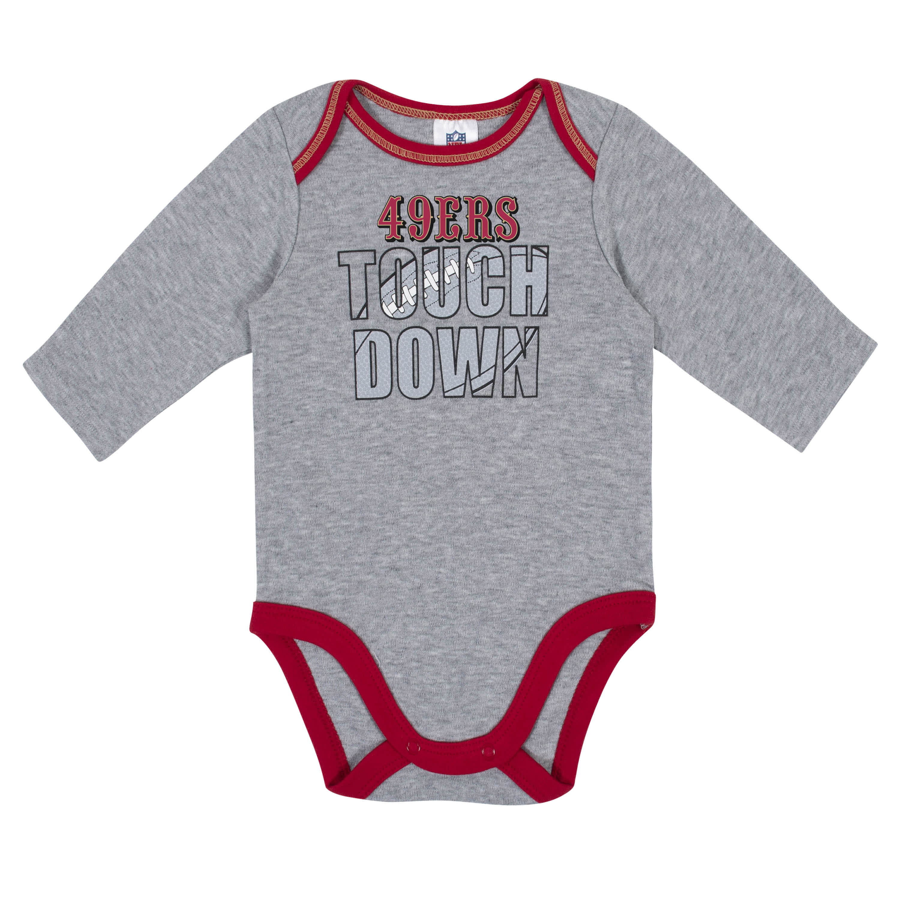2-Pack Baby Boys 49Ers Long Sleeve Bodysuits-Gerber Childrenswear