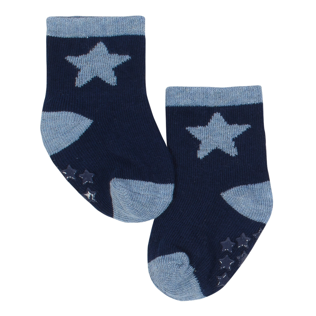Baby Boy 6-pack Outer Space Wiggle Proof Crew Socks-Gerber Childrenswear